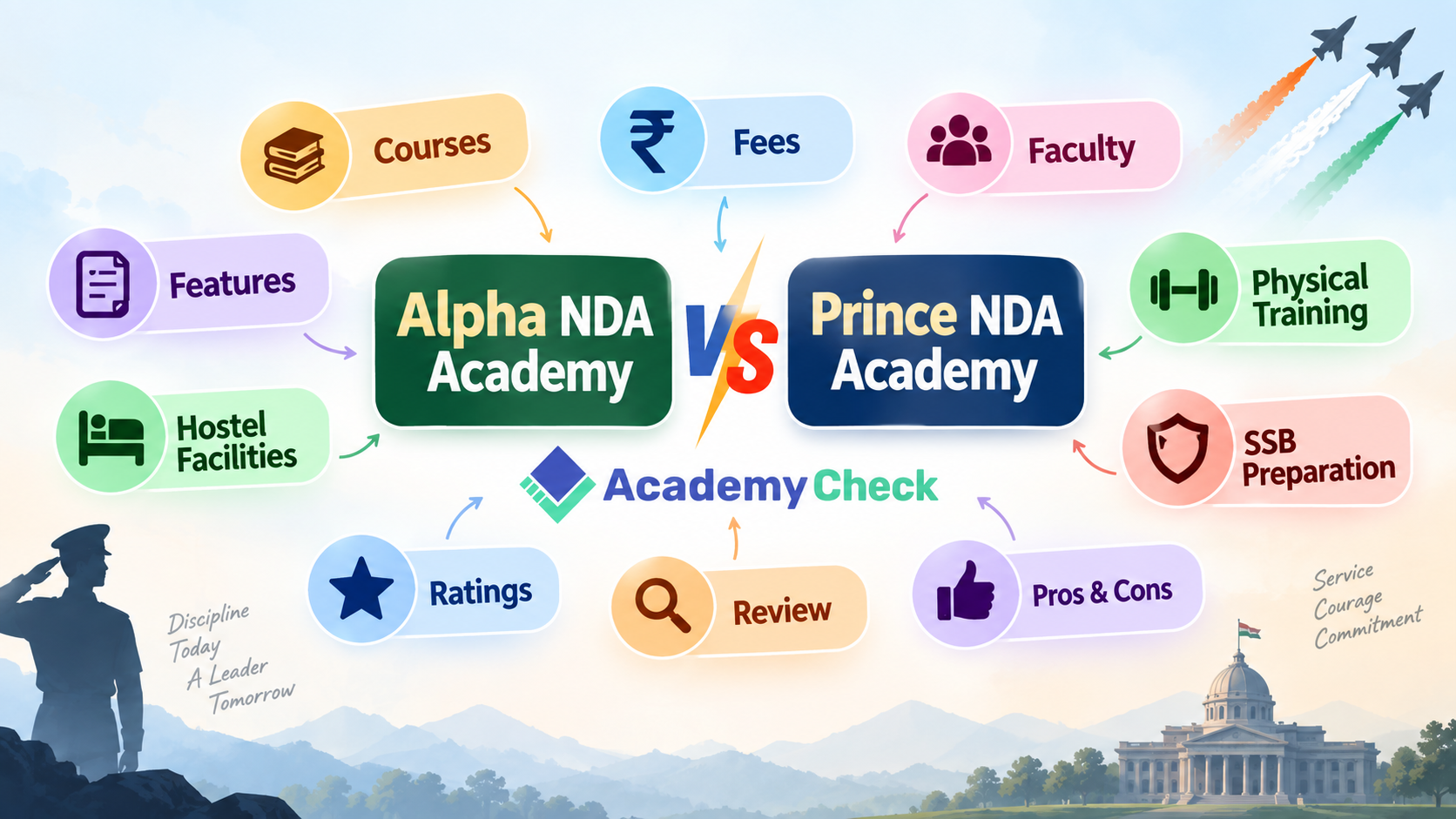 Best NDA Coaching in Sikar for 2027: Alpha NDA Academy vs Prince NDA Academy